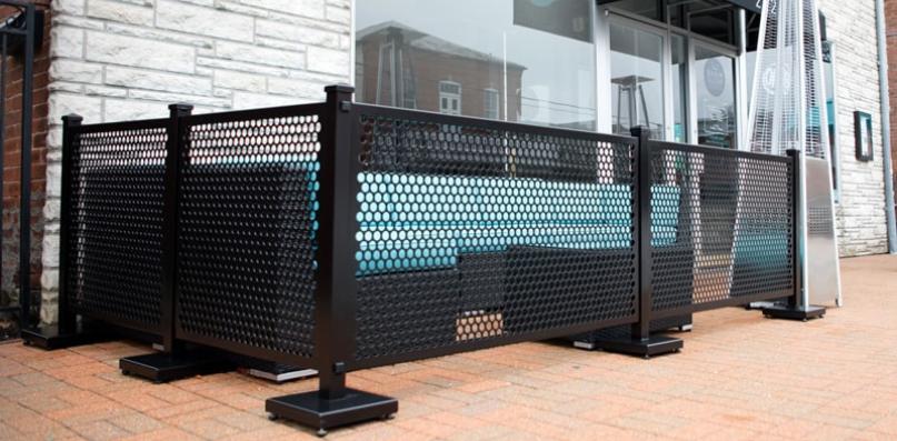 Perforated Metal Fence Panels Custom Perforated Fencing 8415